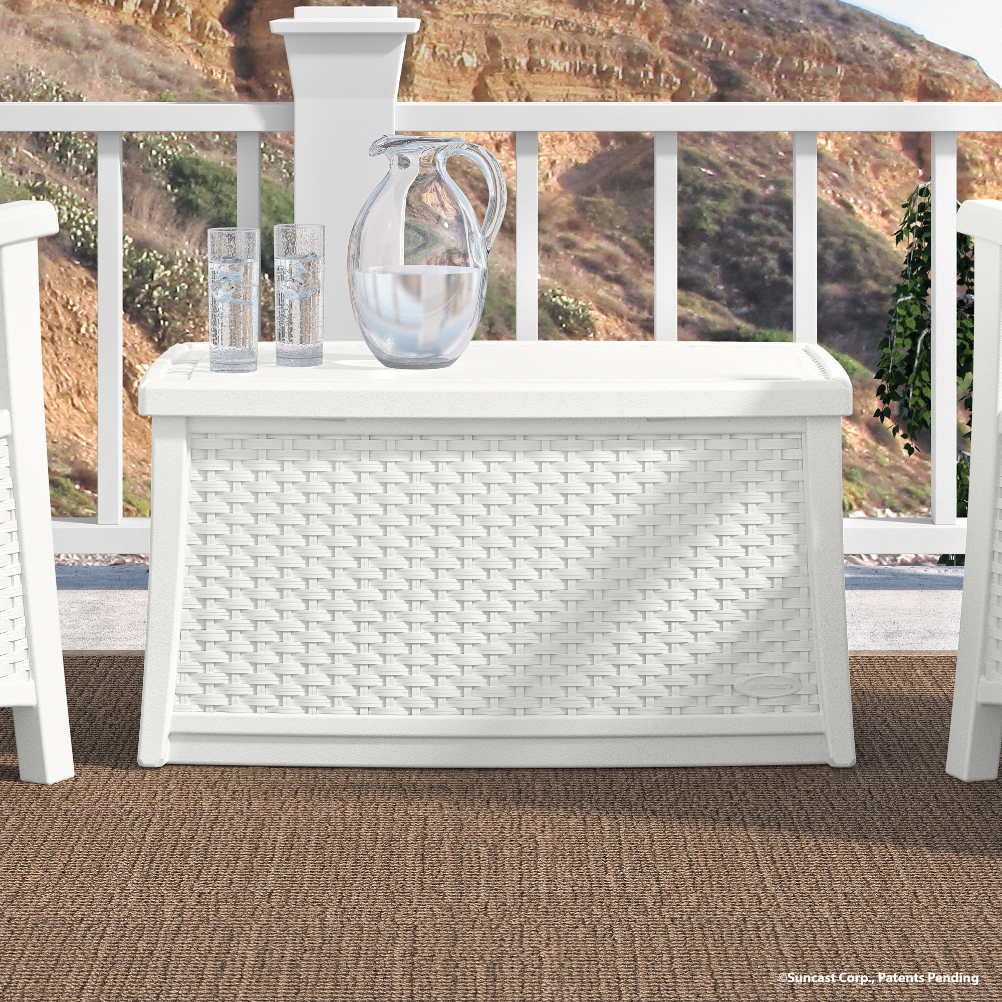 Suncast Deck Storage Coffee Table & Reviews Wayfair